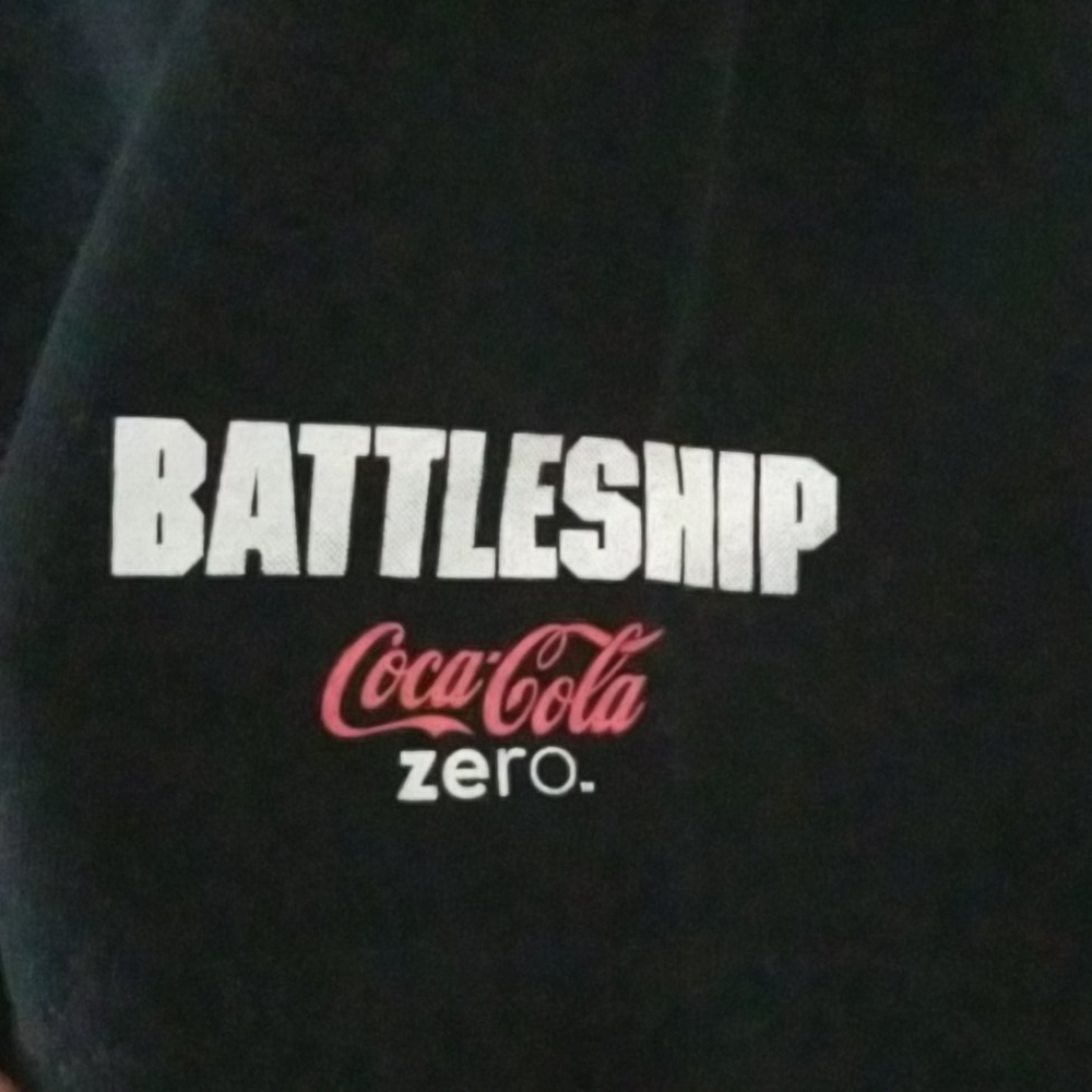 Gildan. XL. Coca-Cola Zero Battleship shirt - Picture 3 of 4